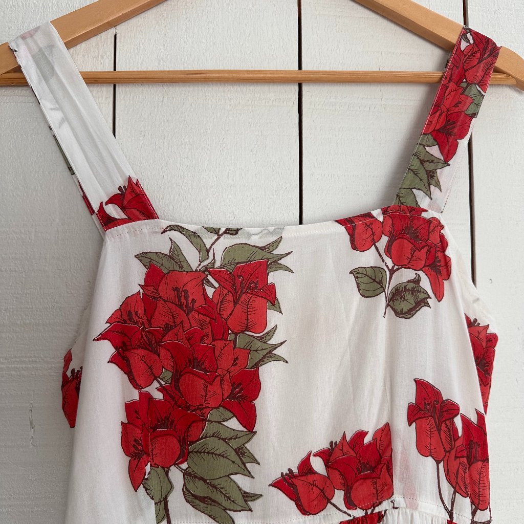 Pink Chicken Sierra Dress In Bougainvillea